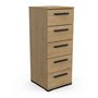 Voir la diapositive 4 : Chiffonnier 5 tiroirs L39 cm LIZZIE