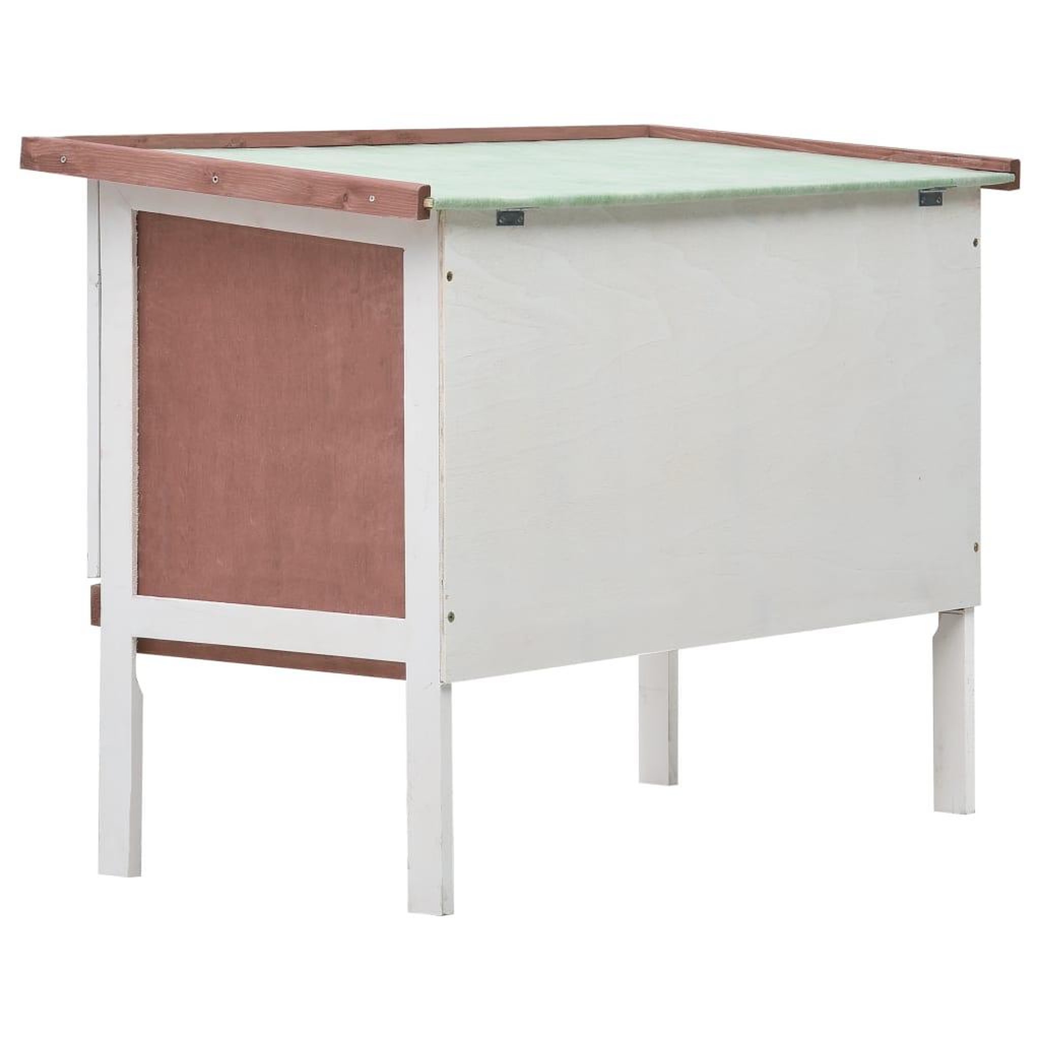 Voir la diapositive 5 : VIDAXL Clapier d'exterieur 1 niveau Marron Bois