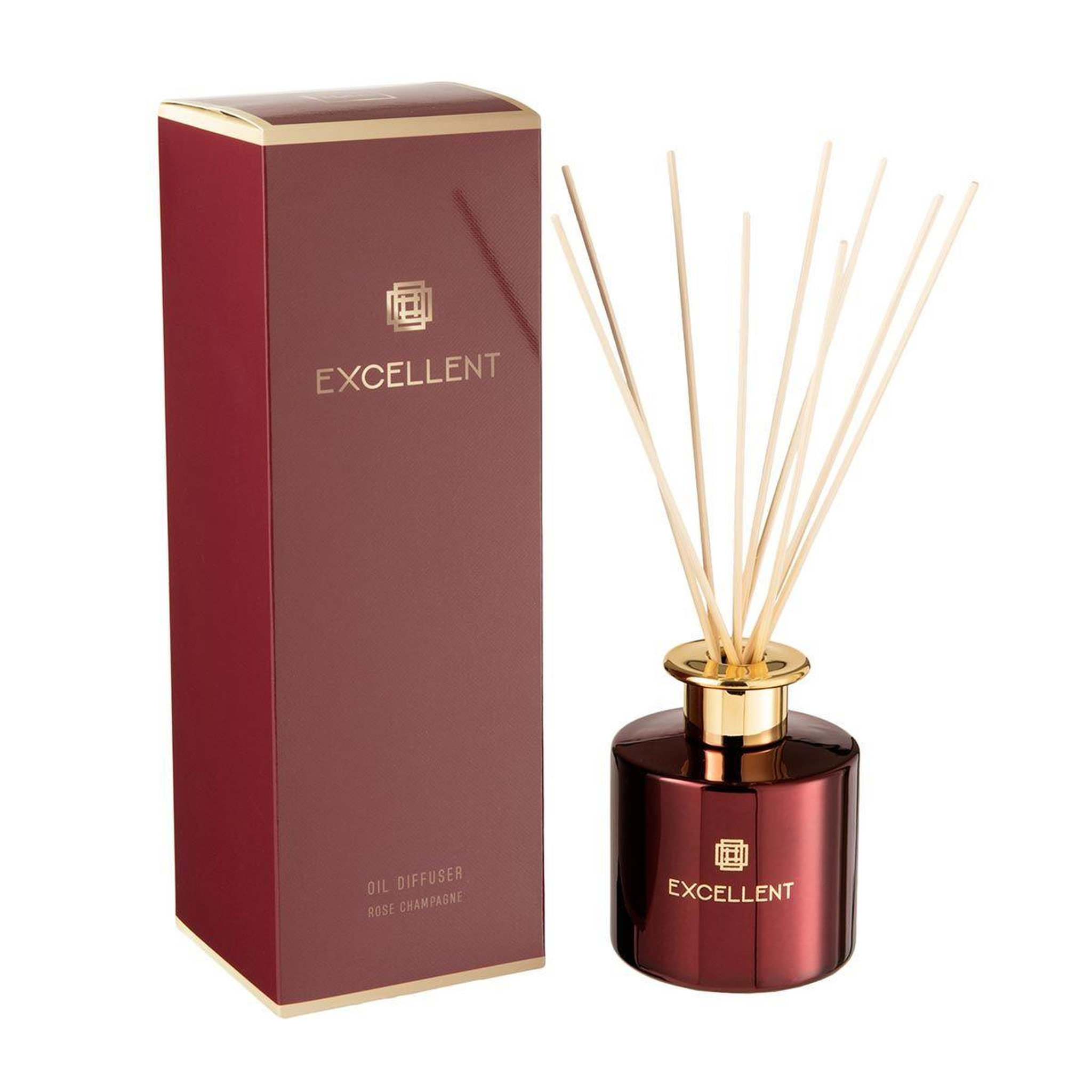 J-LINE Huile parfumée  excellent  27cm rose champagne rouge