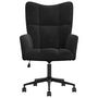 Voir la diapositive 3 : VIDAXL Chaise de relaxation Noir Velours