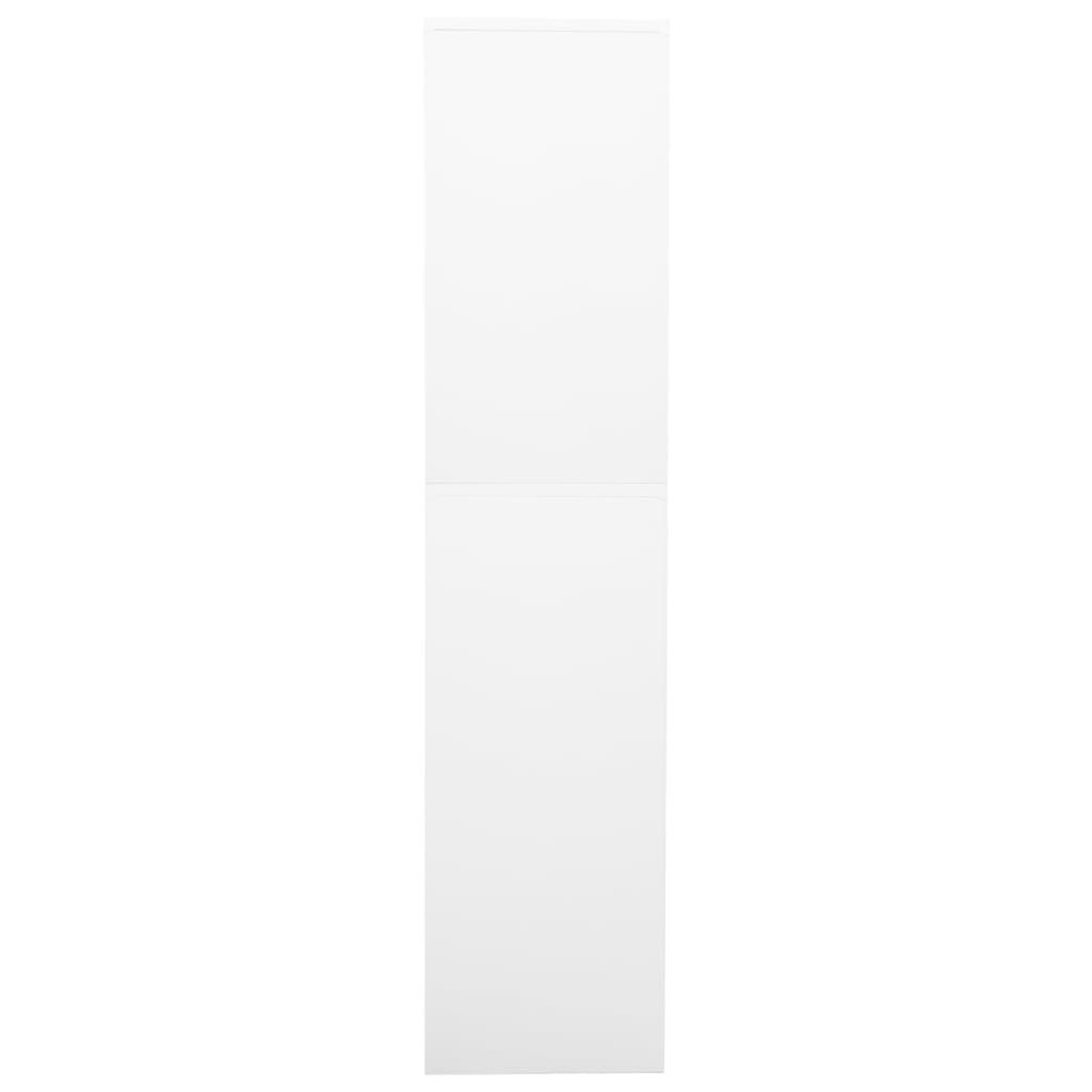 Voir la diapositive 3 : VIDAXL Armoire de bureau Blanc 90x40x180 cm Acier