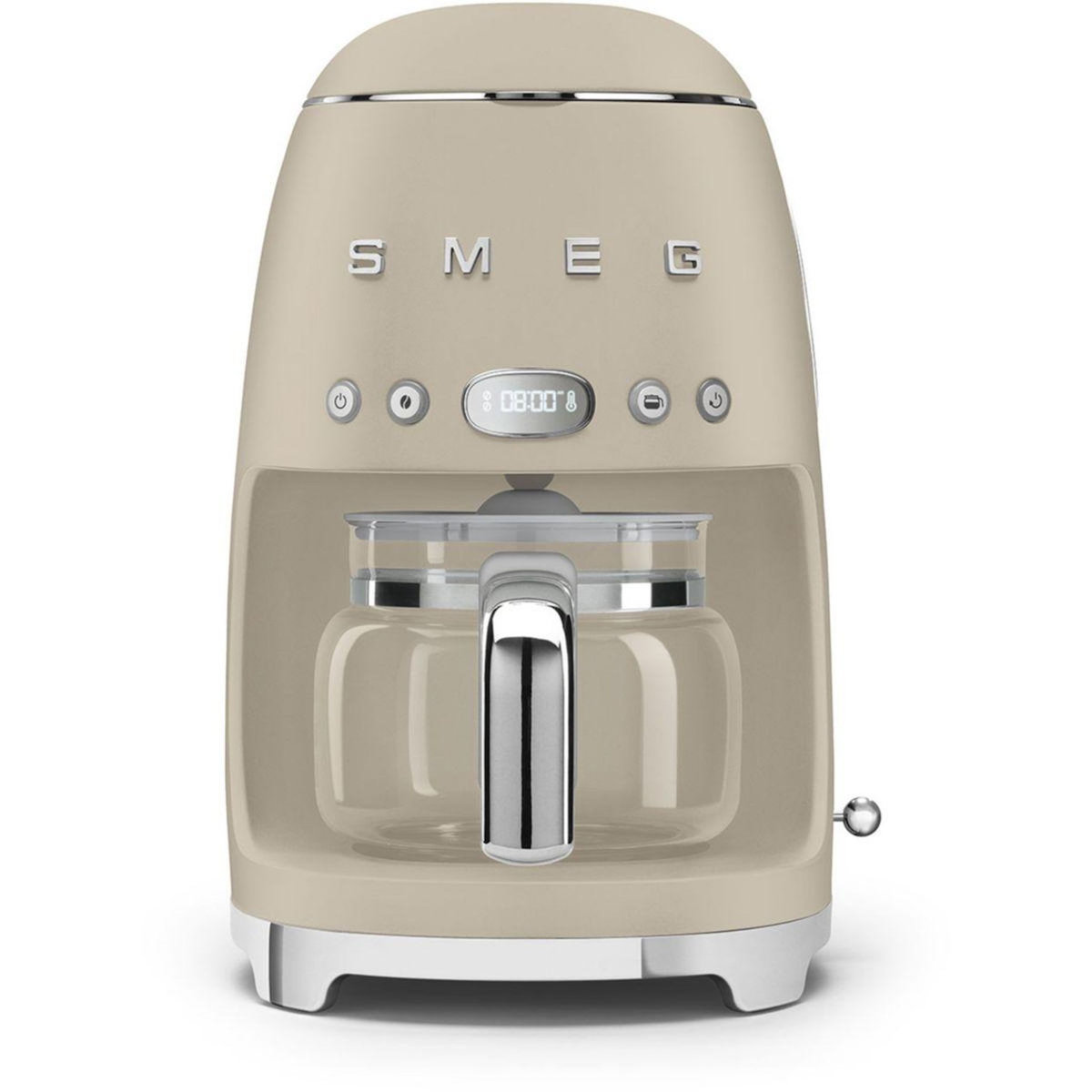 SMEG Cafetière programmable DCF02MLMEU Années 50 Beige lin