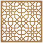Voir la diapositive 4 : VIDAXL Decoration murale jardin 55x55 cm acier corten design mauresque