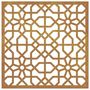 Voir la diapositive 4 : VIDAXL Decoration murale jardin 55x55 cm acier corten design mauresque