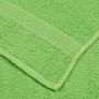 Voir la diapositive 6 : VIDAXL Serviettes d invité 2pcs vert pomme 30x50cm 360 g m² 100% coton