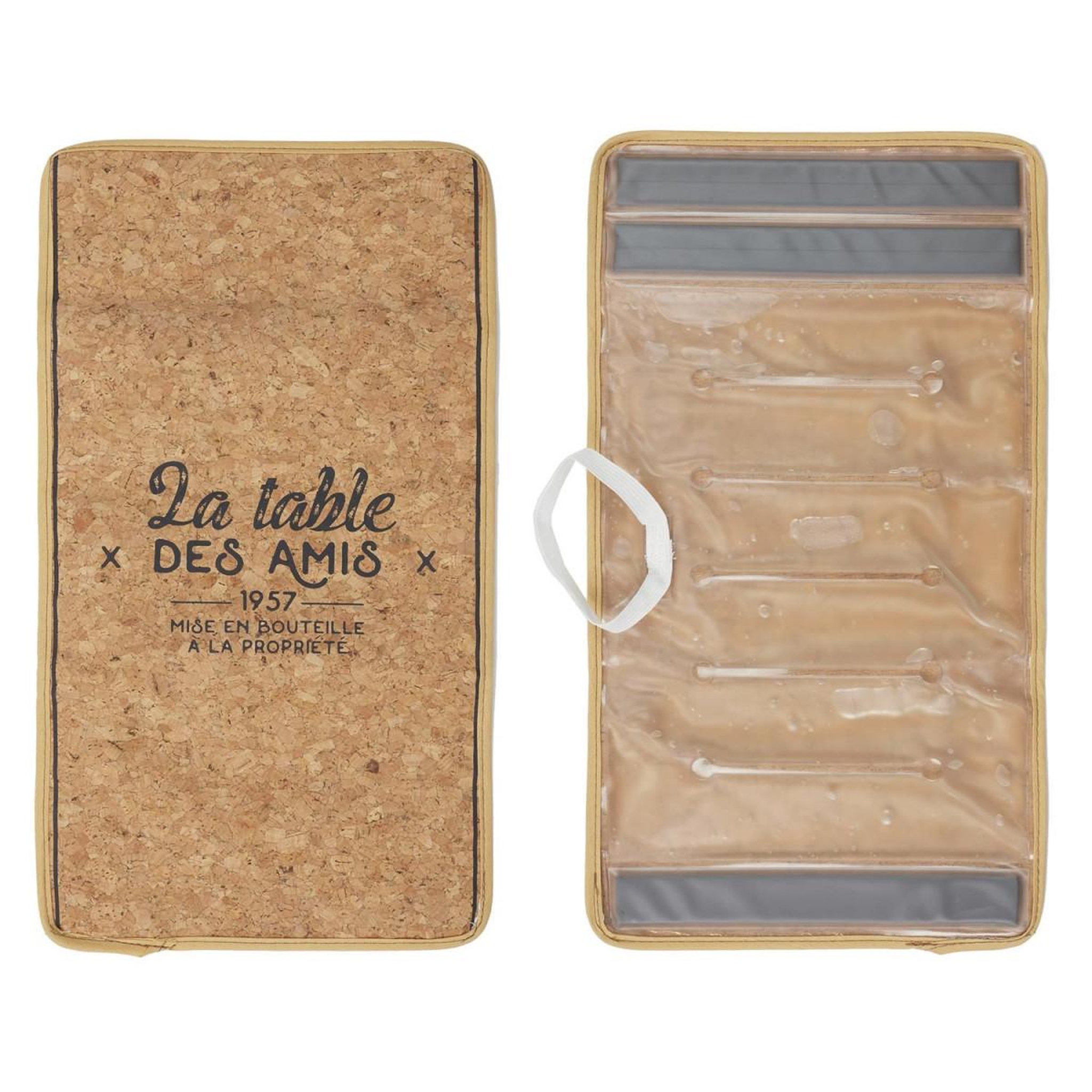 COOK CONCEPT Rafraîchisseur de bouteille  fermeture  19cm naturel