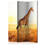 Voir la diapositive 1 : Paris Prix Paravent 3 Volets  Giraffe Walk  135x172cm