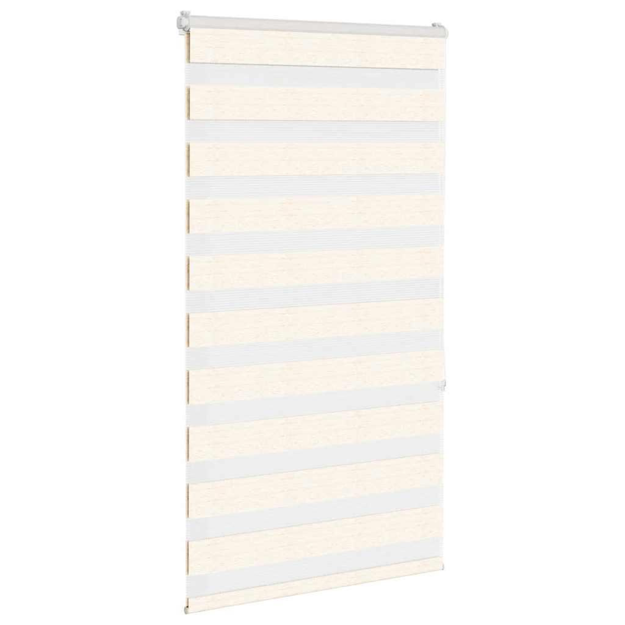 Voir la diapositive 3 : VIDAXL Store zebre beige marbre largeur du tissu 65,9 cm polyester