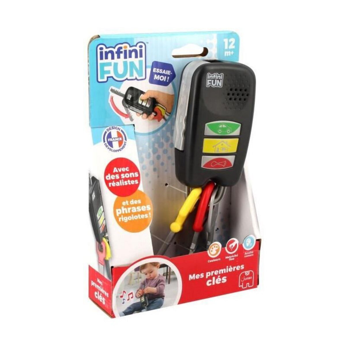 GENERIQUE Clés Jouet - KD - Mes Premieres Clefs N - Apprentissage des formes et des couleurs pour enfants