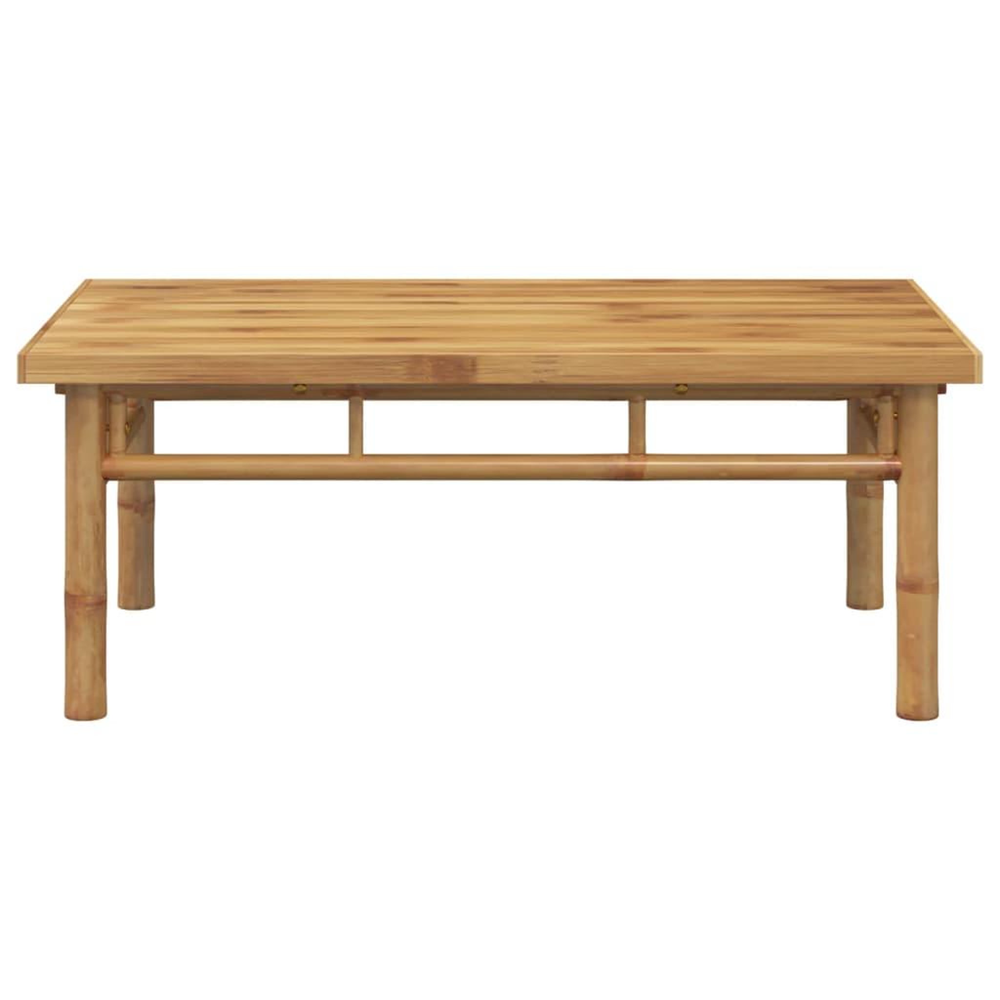 Voir la diapositive 3 : VIDAXL Table basse 90x50x35 cm bambou