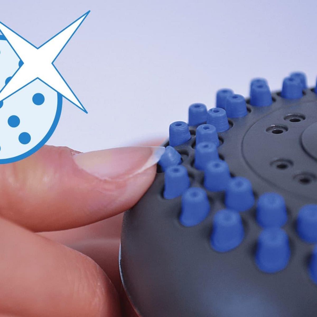 RIDDER RIDDER Jeu de douche et pomme de douche massante Bahamas chrome 91440