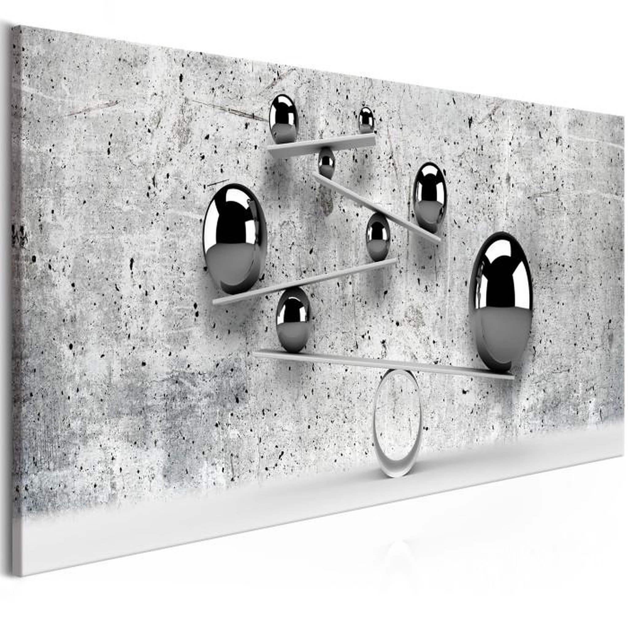 Paris Prix Tableau Imprimé  Balls & Concrete Narrow. Coloris disponibles : Multicolore