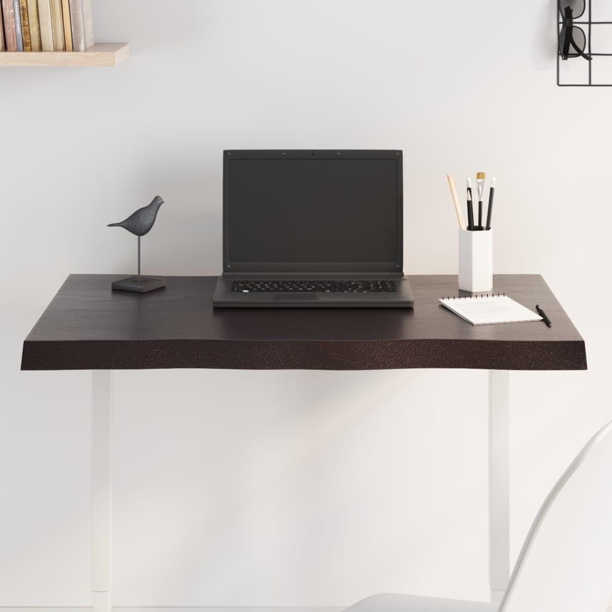 Voir la diapositive 1 : VIDAXL Dessus de table bois massif traite bordure assortie