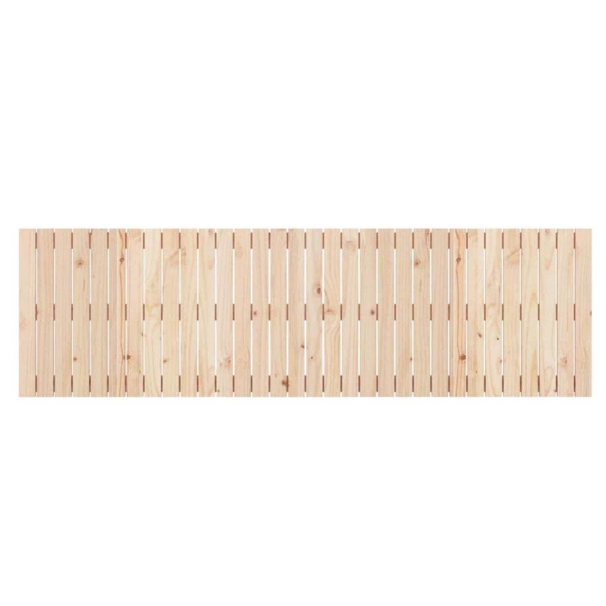 VIDAXL Tete de lit murale 204x3x60 cm Bois massif de pin