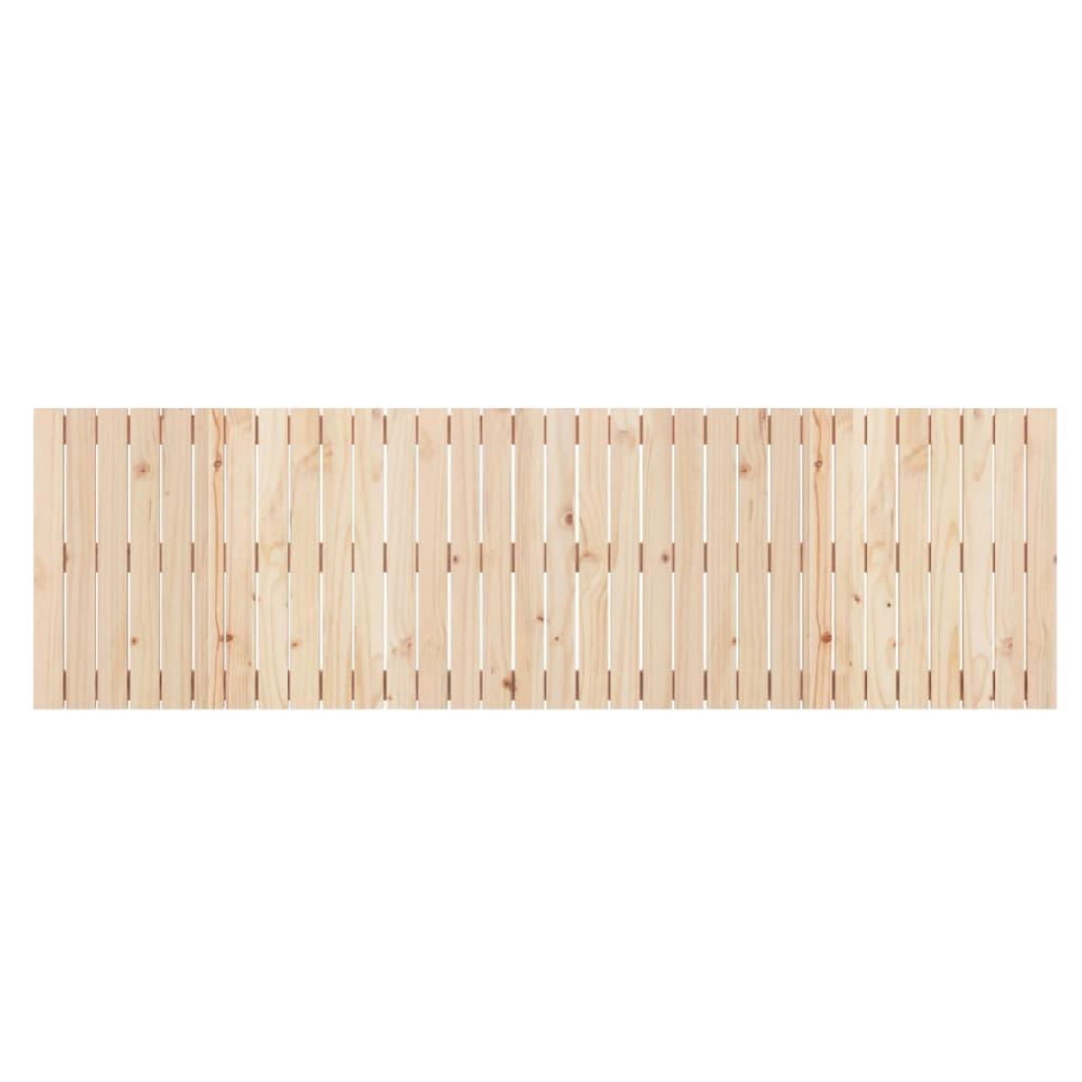 VIDAXL Tete de lit murale 204x3x60 cm Bois massif de pin