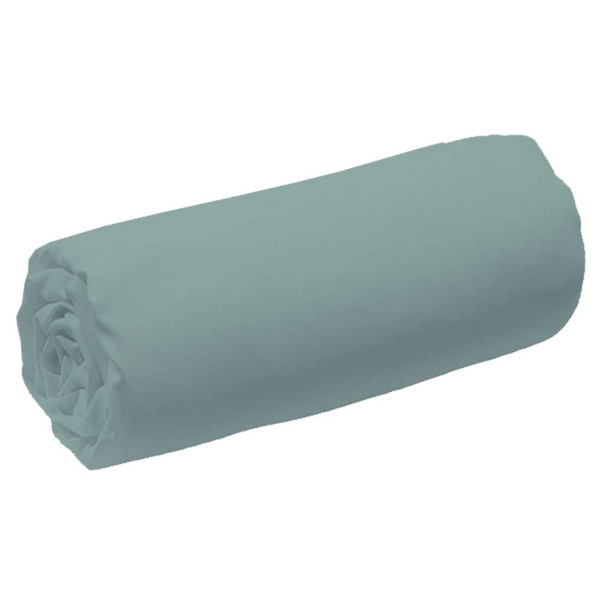 Voir la diapositive 1 : Drap housse uni en coton 65 fils 