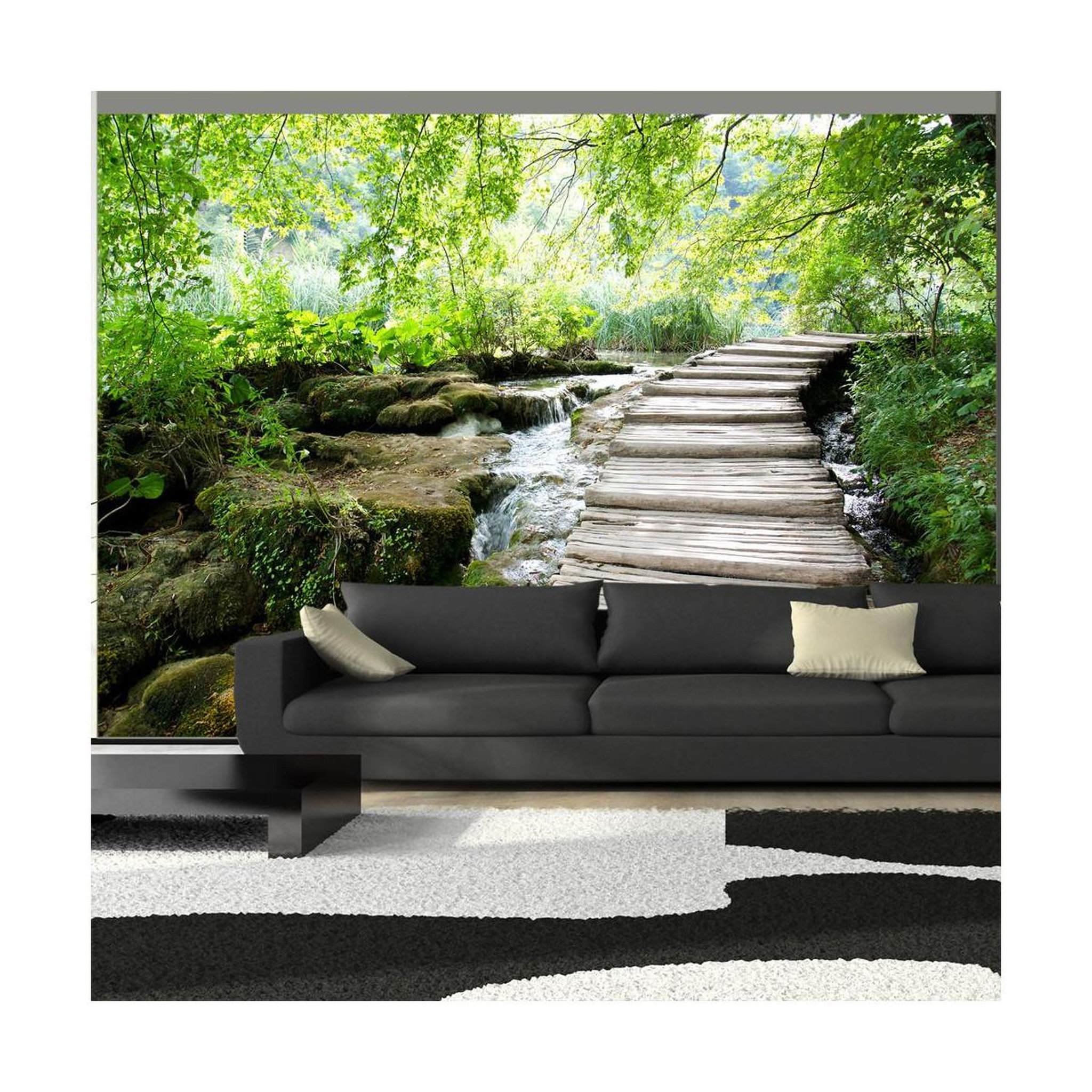 Voir la diapositive 1 : Paris Prix Papier peint  forest path