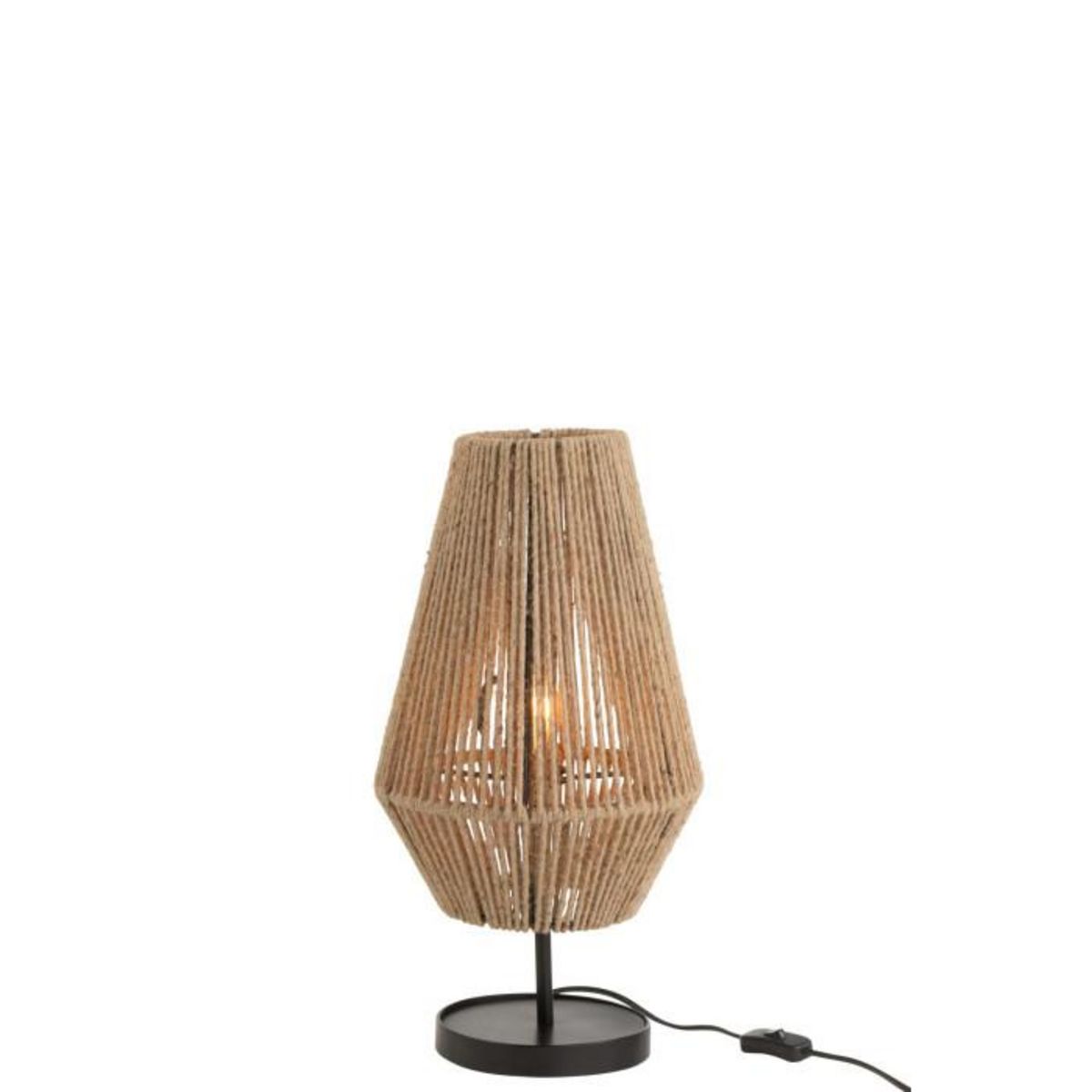 Paris Prix Lampe à Poser en Jute  Dollie  51cm Naturel