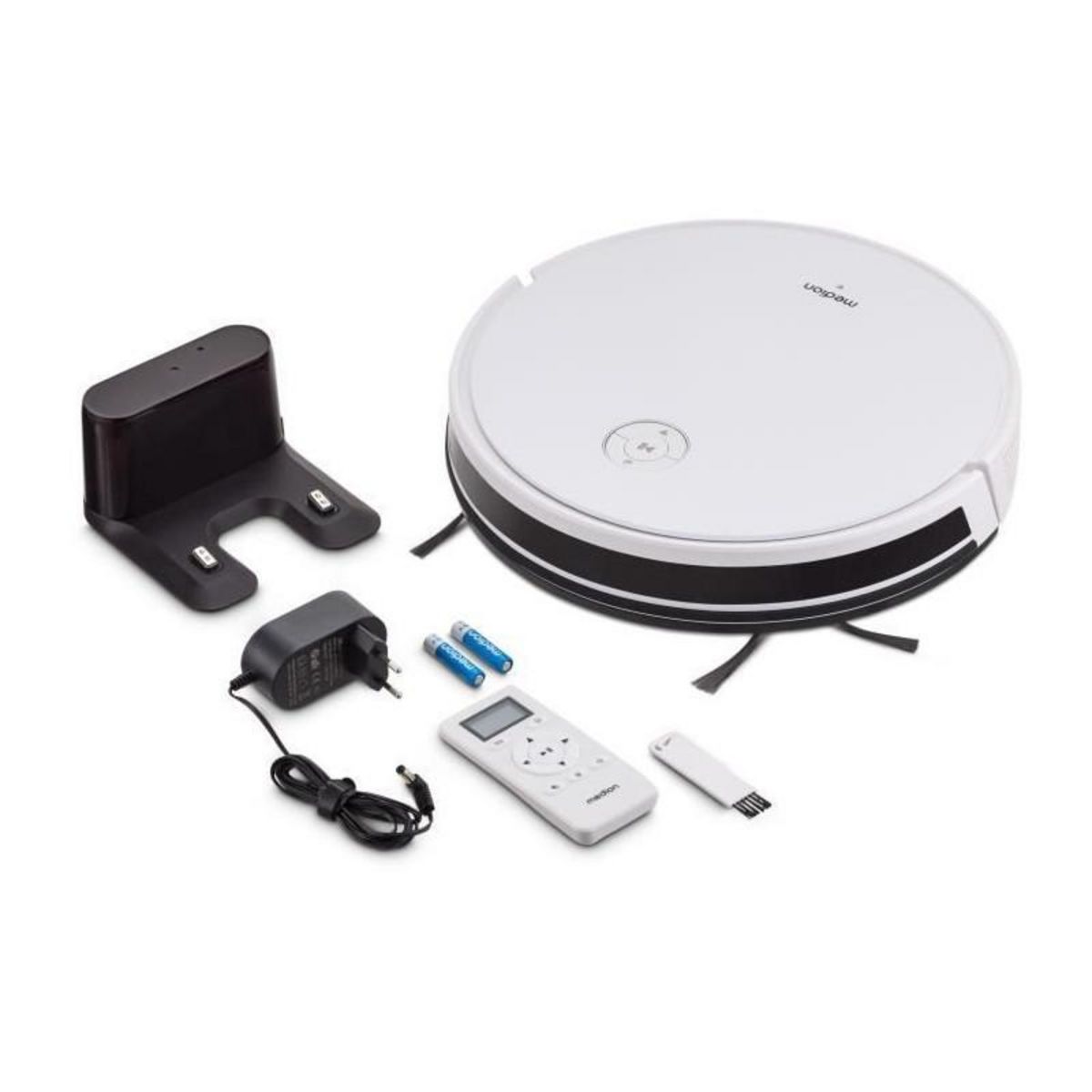 Medion Aspirateur Robot MEDION S35 - MD11899 - 140 min - 4000 Pa - 550 ml - Blanc