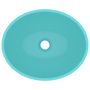 Voir la diapositive 4 : VIDAXL Lavabo ovale de luxe Vert clair mat 40x33 cm Ceramique
