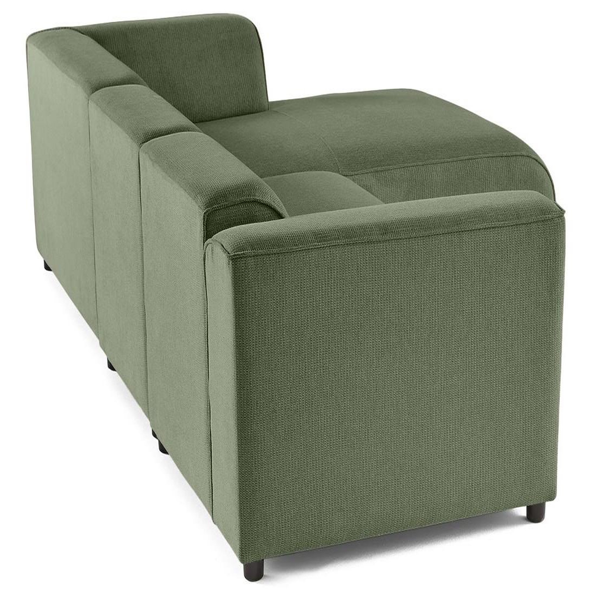 Voir la diapositive 6 : LISA DESIGN Suaro - canapé modulable d'angle droit 4 places en tissu texturé