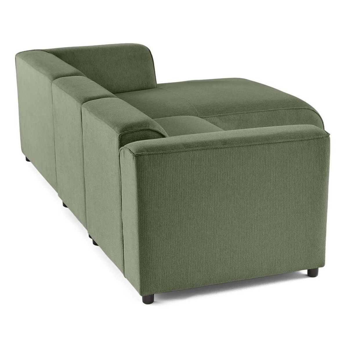 LISA DESIGN Suaro - canapé modulable d'angle droit 4 places en tissu texturé