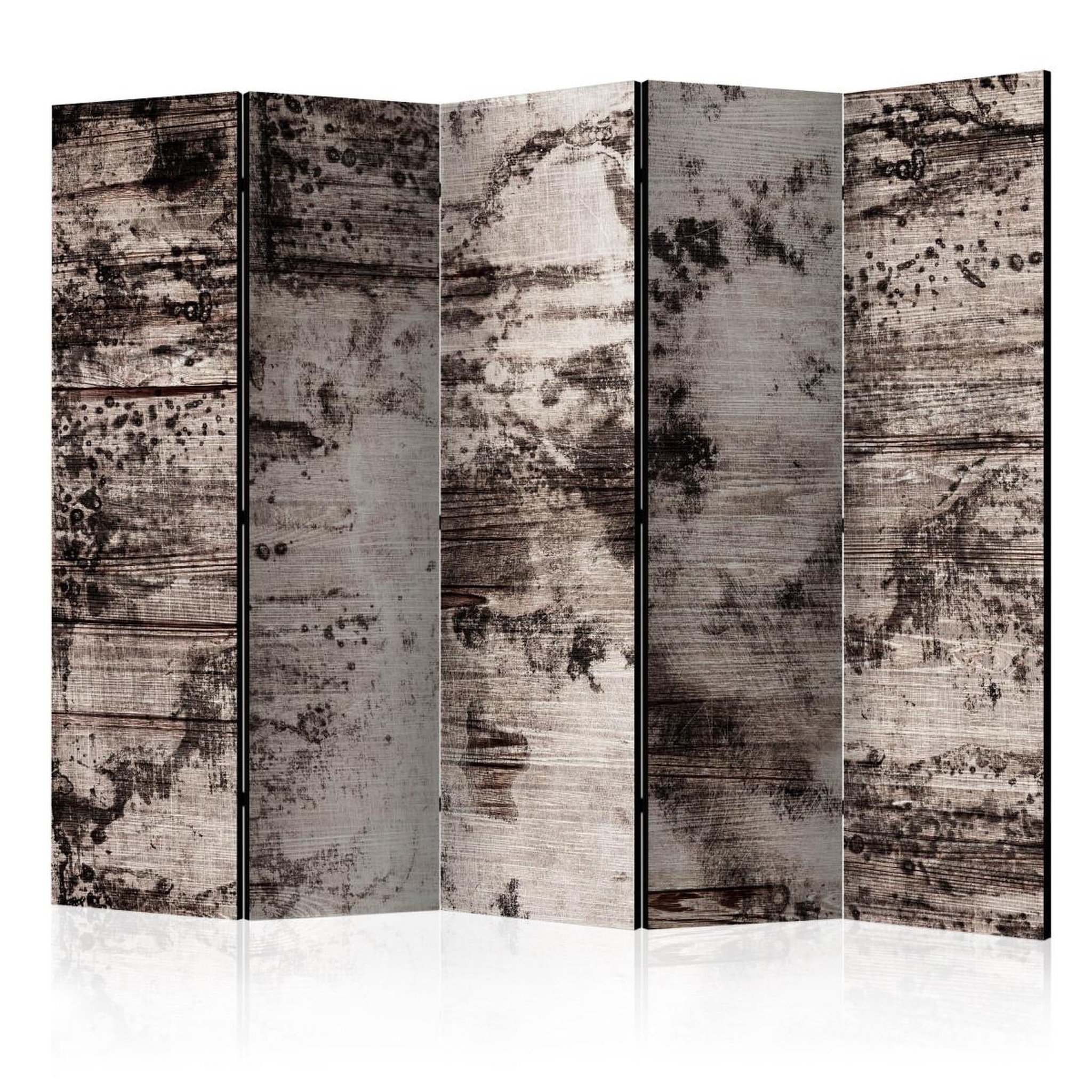 Paris Prix Paravent 5 volets  burnt wood  172x225cm