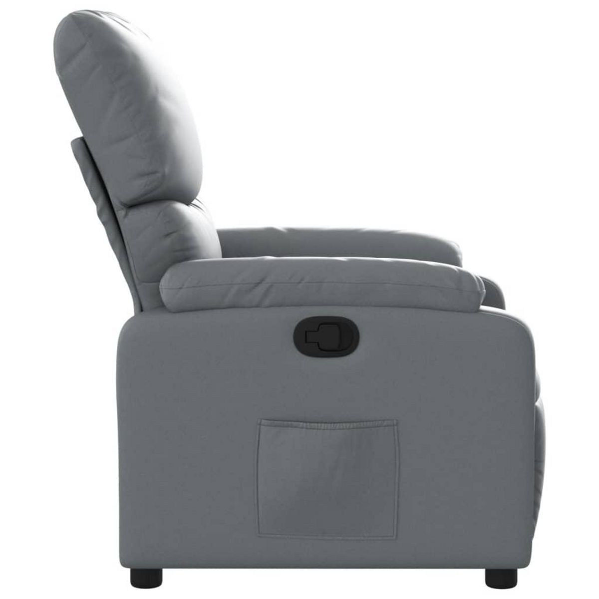 VIDAXL Fauteuil inclinable Gris Similicuir