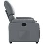 Voir la diapositive 4 : VIDAXL Fauteuil inclinable Gris Similicuir