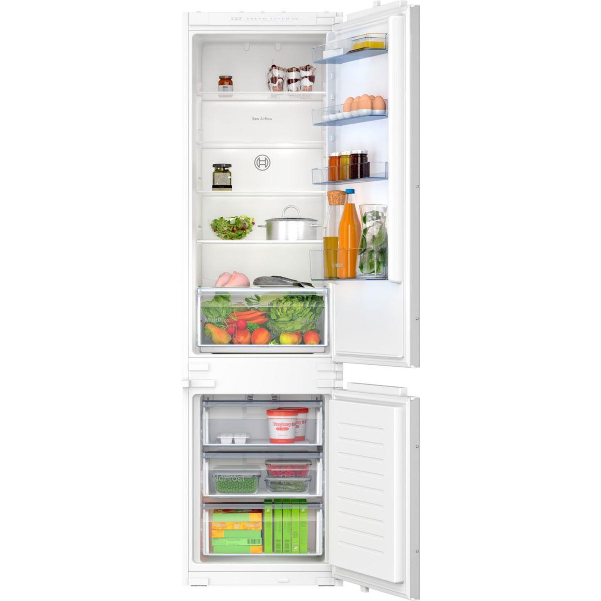 BOSCH Réfrigérateur combiné kin96nse0 série 2, xl