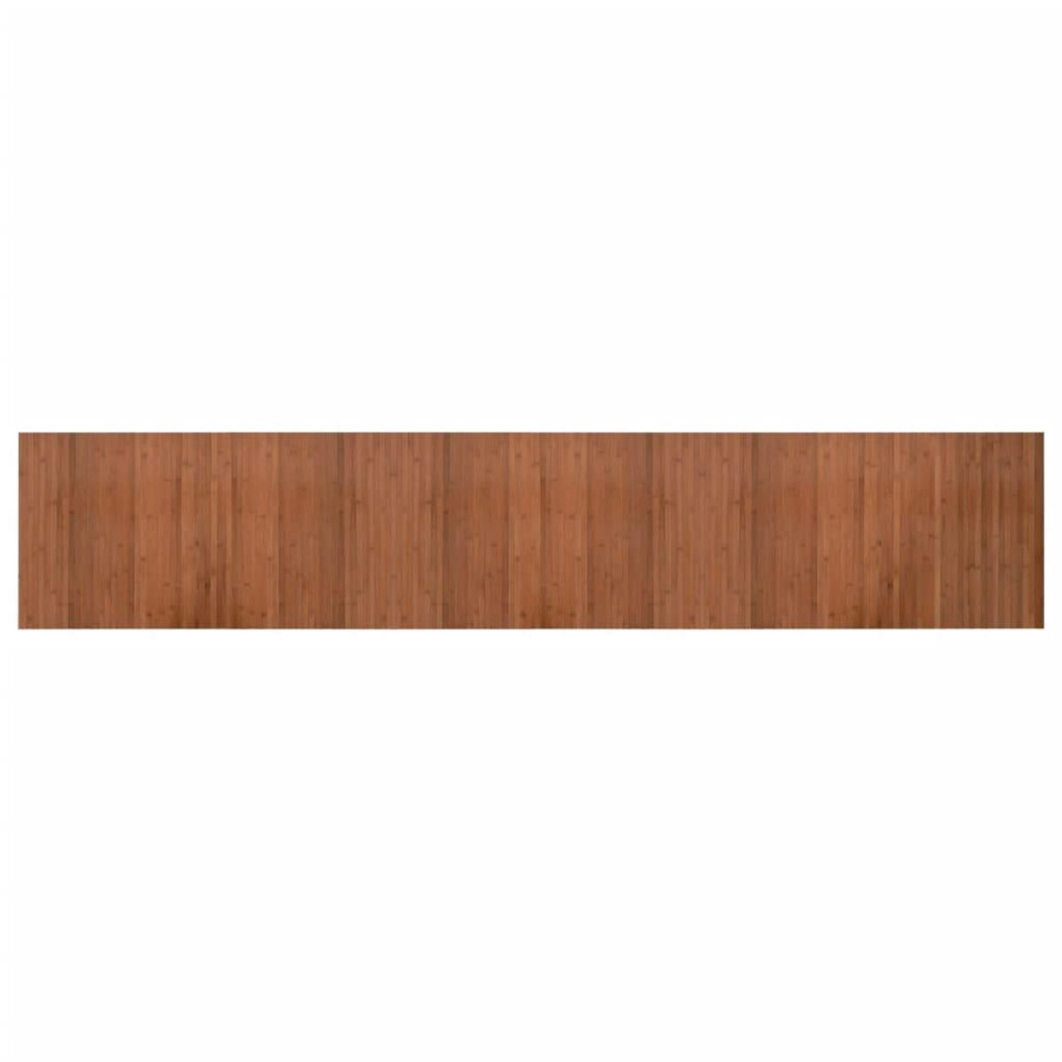 VIDAXL Tapis rectangulaire marron 60x300 cm bambou