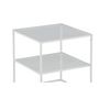 Voir la diapositive 4 : Paris Prix Table d'Appoint Avec Étagère  Netz  60cm Blanc