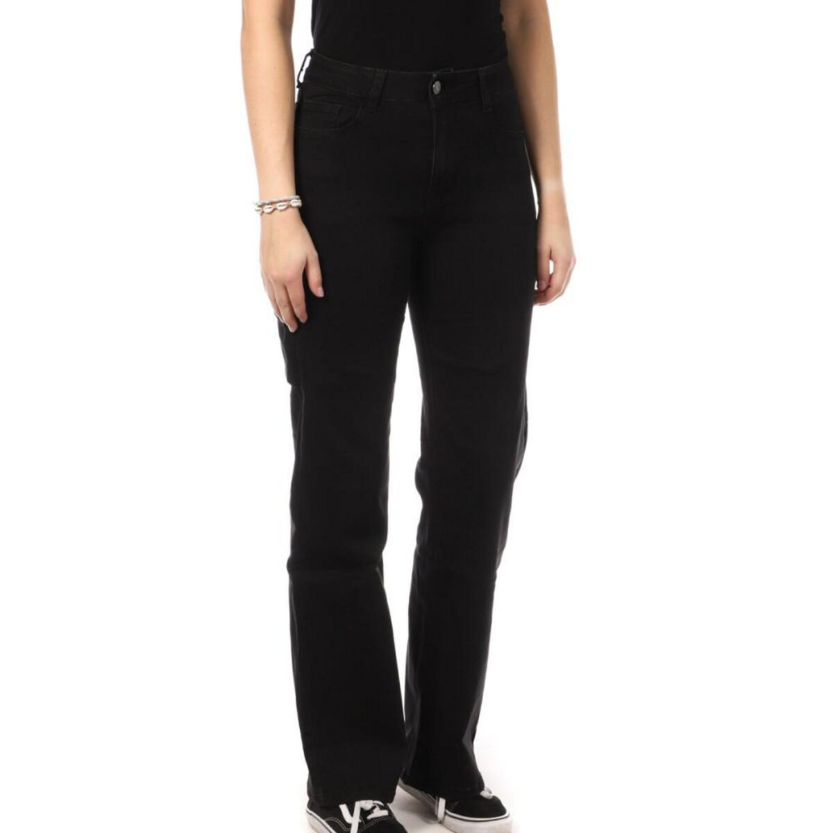 Jean droit best sale noir femme