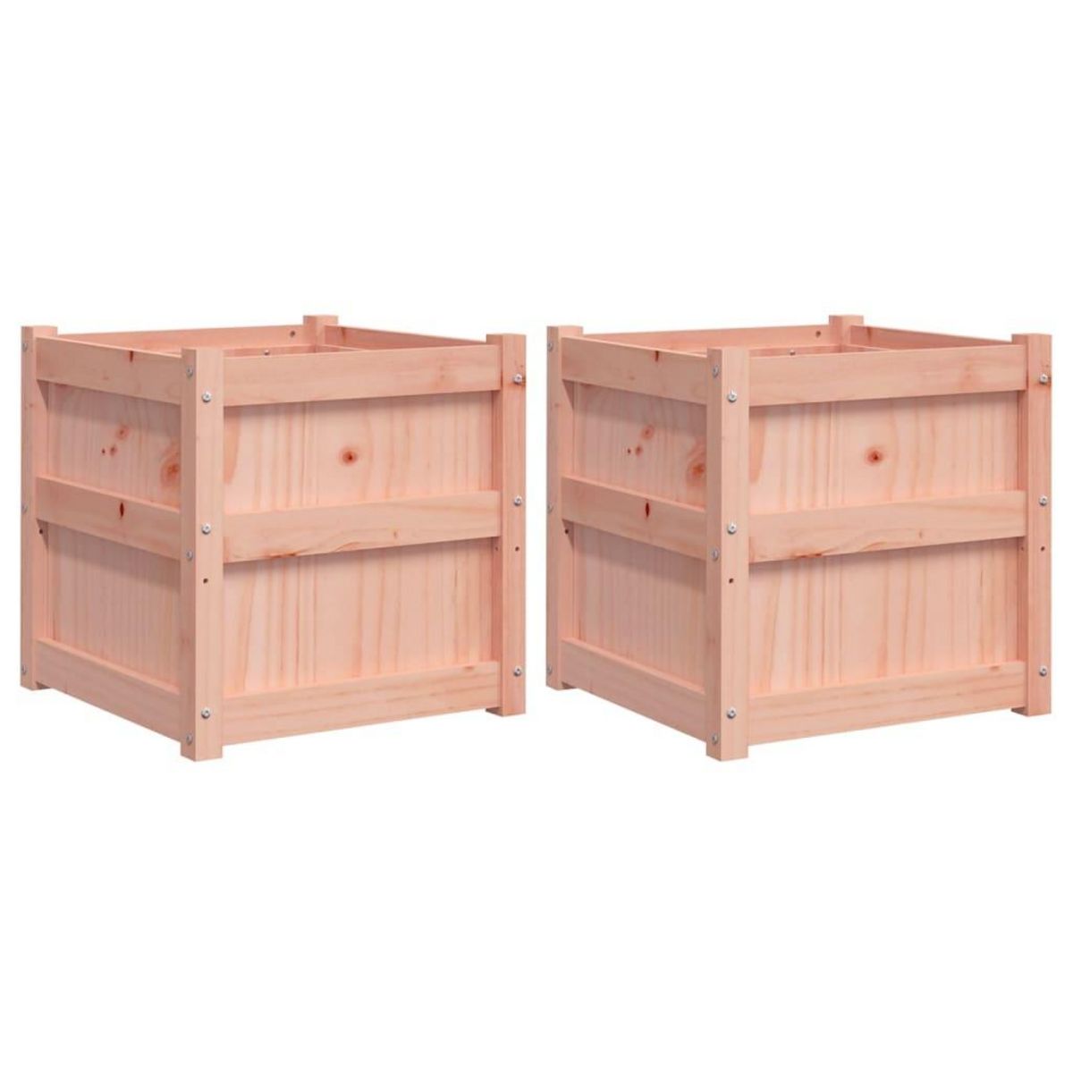 VIDAXL Jardinieres 2 pcs bois massif douglas