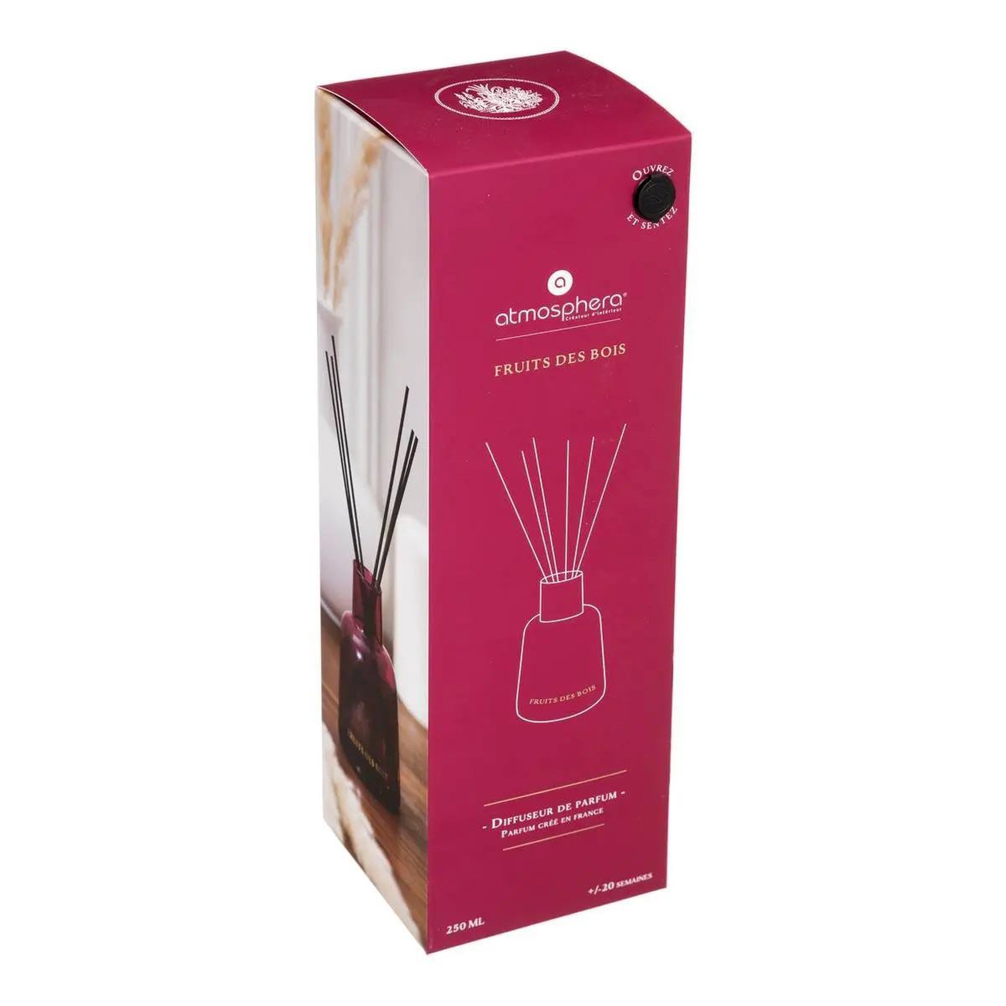 Voir la diapositive 2 : COMPTOIR DE LA BOUGIE Diffuseur de parfum  bili  250ml fruits des bois
