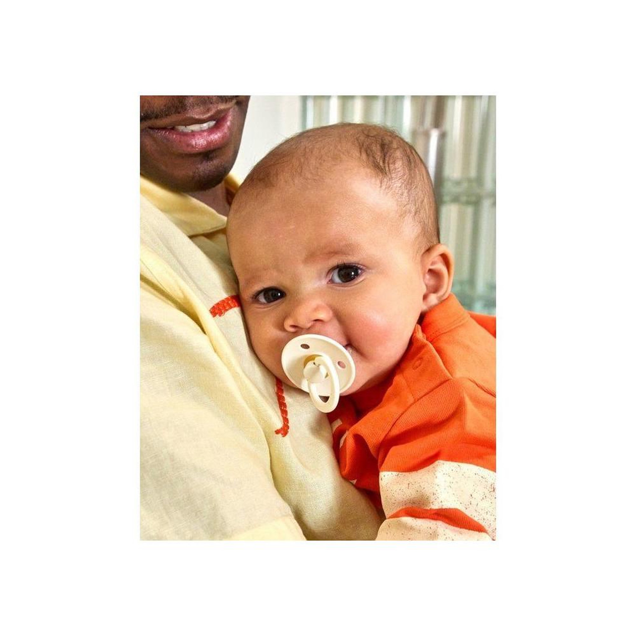 Voir la diapositive 4 : BIBOL Bibs lot de 2 sucettes bébé taille 2 embout rond en caoutchouc naturel ivory dark oak