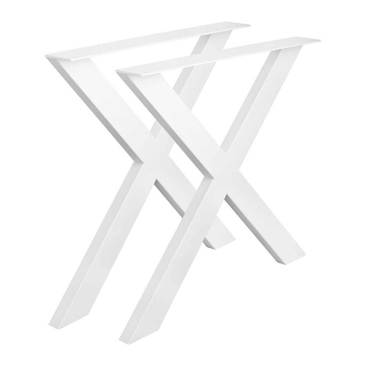 CENTRALE BRICO Pied de table  X, 710x780, blanc