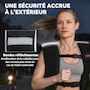 Voir la diapositive 5 : HOMCOM Gilet lesté veste lestée 8 Kg max. sangles réglables bandes réfléchissantes néoprène noir