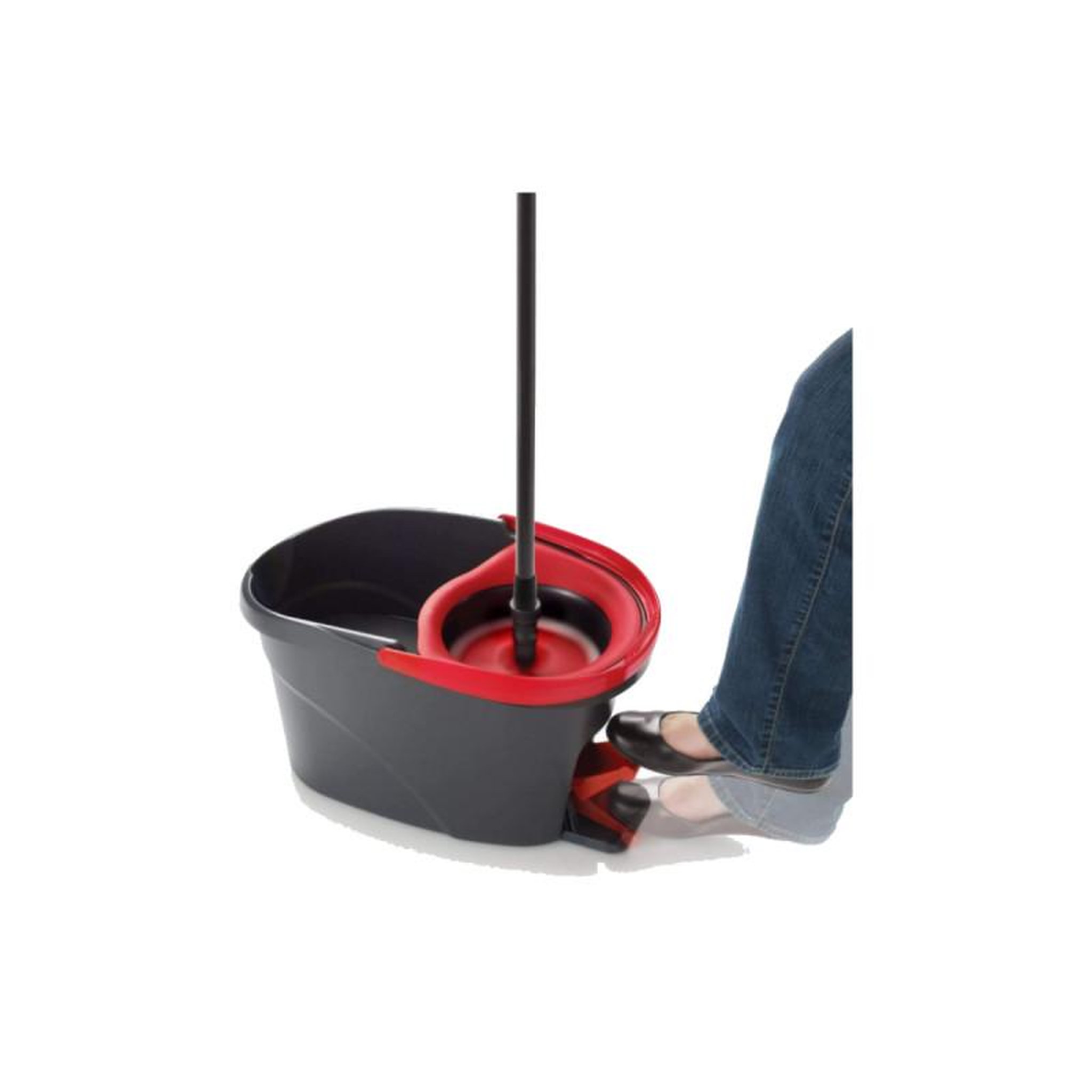 Voir la diapositive 2 :  Pack VILEDA Balai et Seau-essoreur Turbo - 5 L - 77651