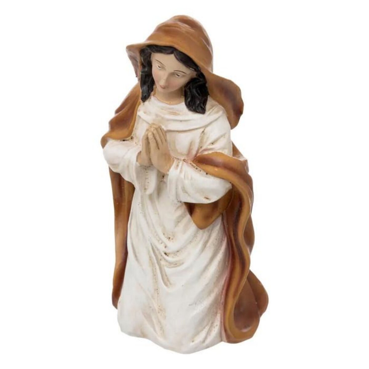 FEERIC LIGHT & CHRISTMAS Lot de 6 Santons en Résine  Crèche de Noël  33cm Multicolore