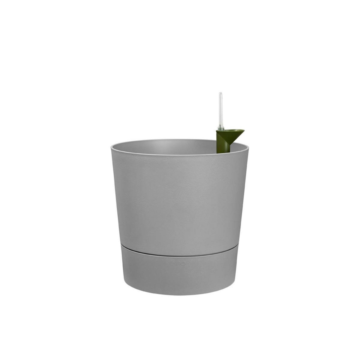 ELHO Pot de fleurs rond extérieur/intérieur Ø 30 cm Elho Aqua Care Greensense gris ciment