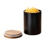 Voir la diapositive 2 : Wenko Boîte de rangement alimentaire 1 L en verre - Noir