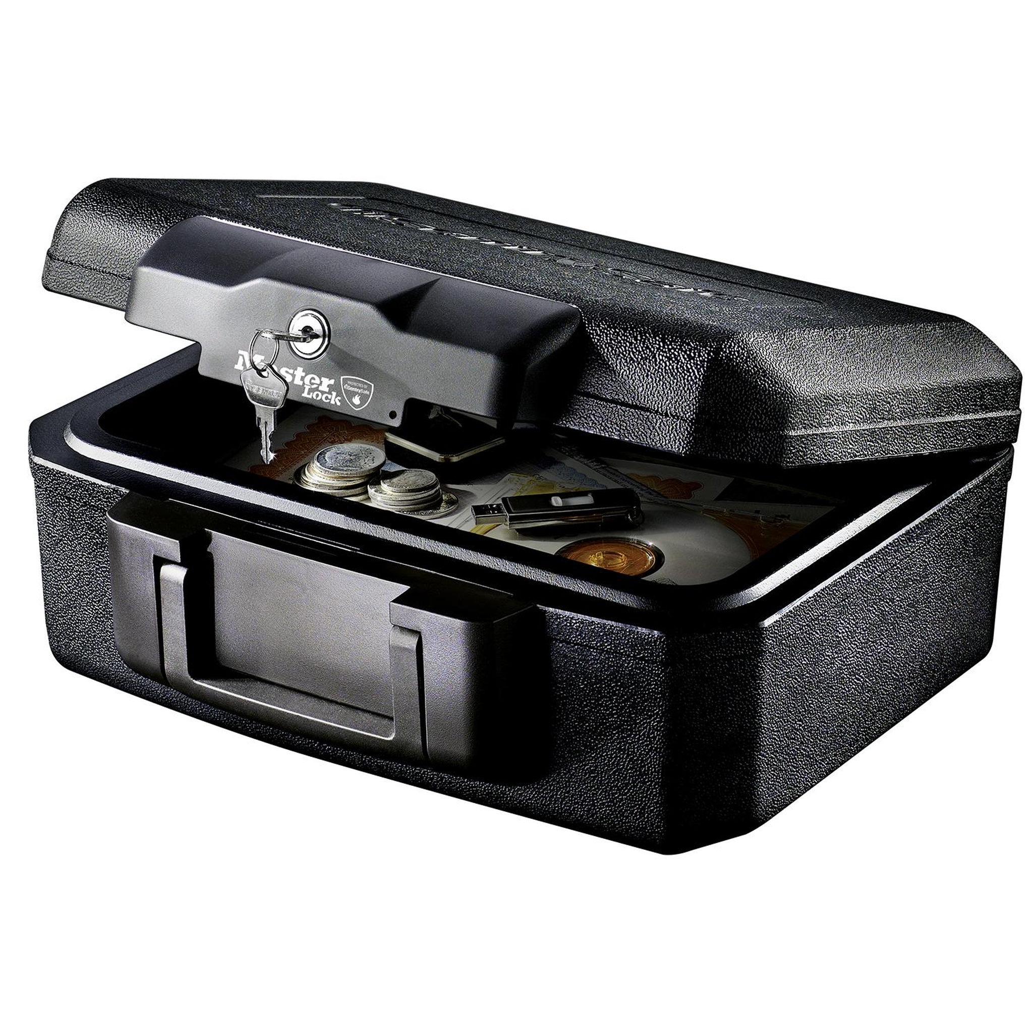 Master lock Mallette de Sécurité Anti Feu [Ignifuge] [Serrure à Clé] [Small] L1200