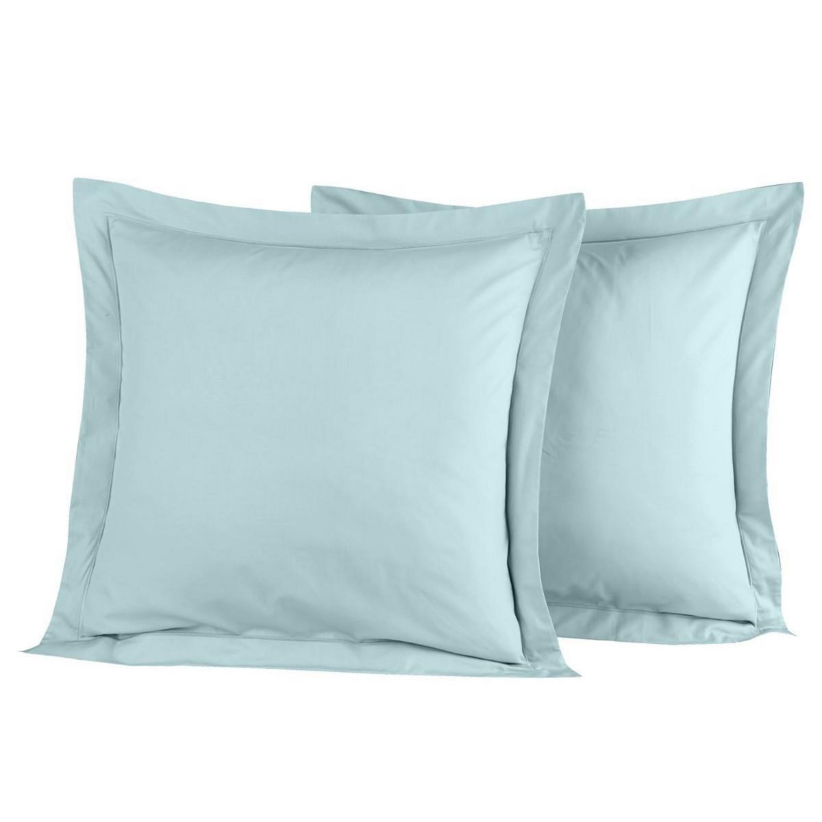 Sensei Maison Lot de 2 taies d'oreiller en percale de coton SOFT PERCALE