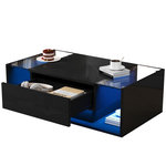 MERAX Table basse. Coloris disponibles : Blanc, Noir