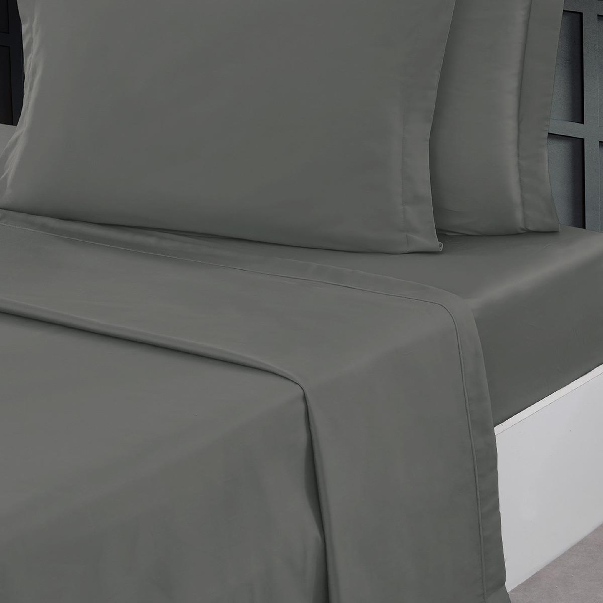 Voir la diapositive 1 : Sensei Maison Drap plat en percale de coton SOFT PERCALE