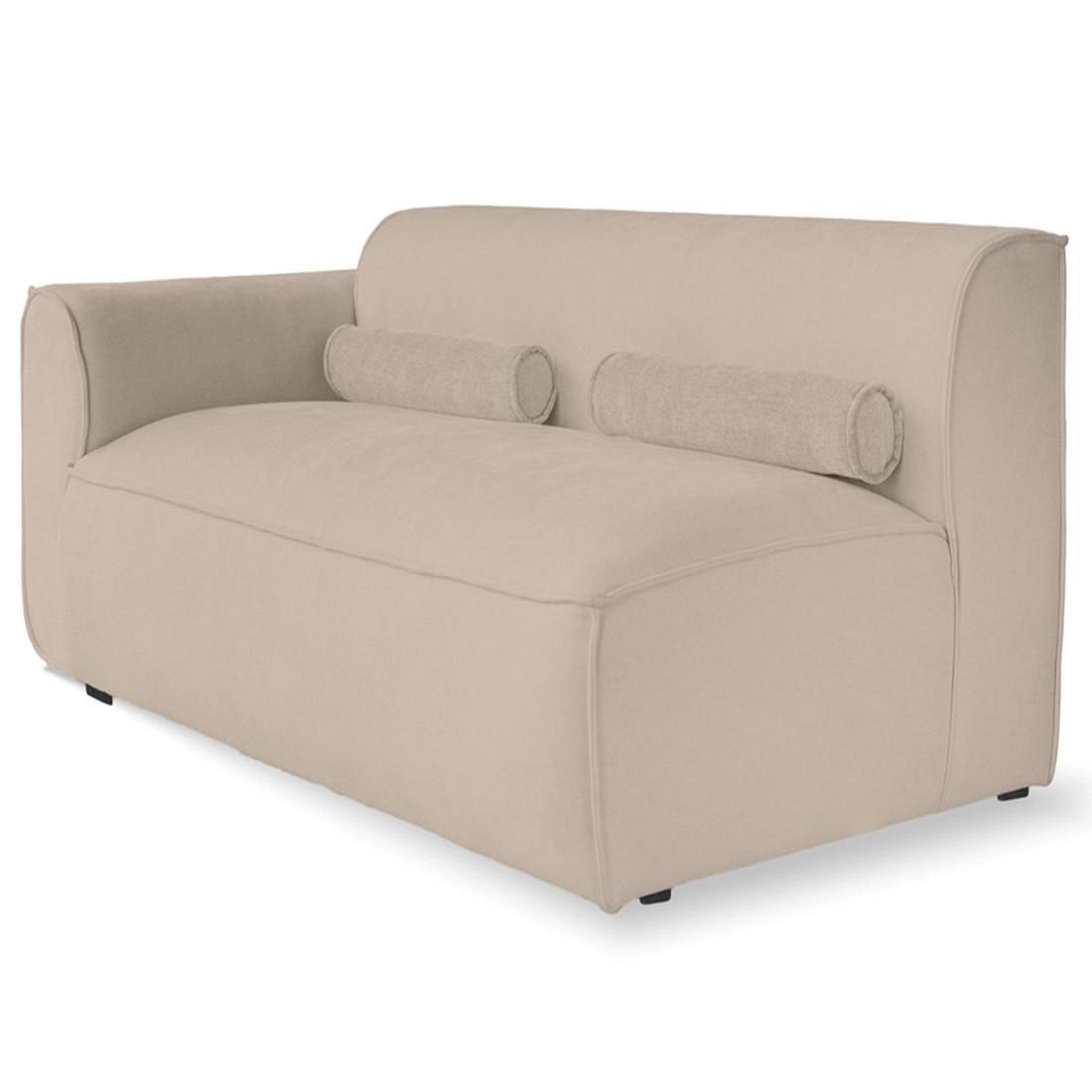 Voir la diapositive 1 : BEST MOBILIER Felix - module d'assise gauche en tissu texturé