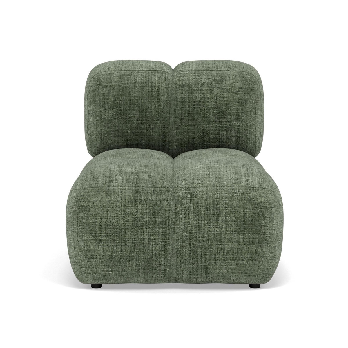 LISA DESIGN Grace - module d'assise en velours texturé