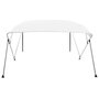 Voir la diapositive 2 : VIDAXL Auvent bimini a 4 arceaux Blanc 243x210x137 cm