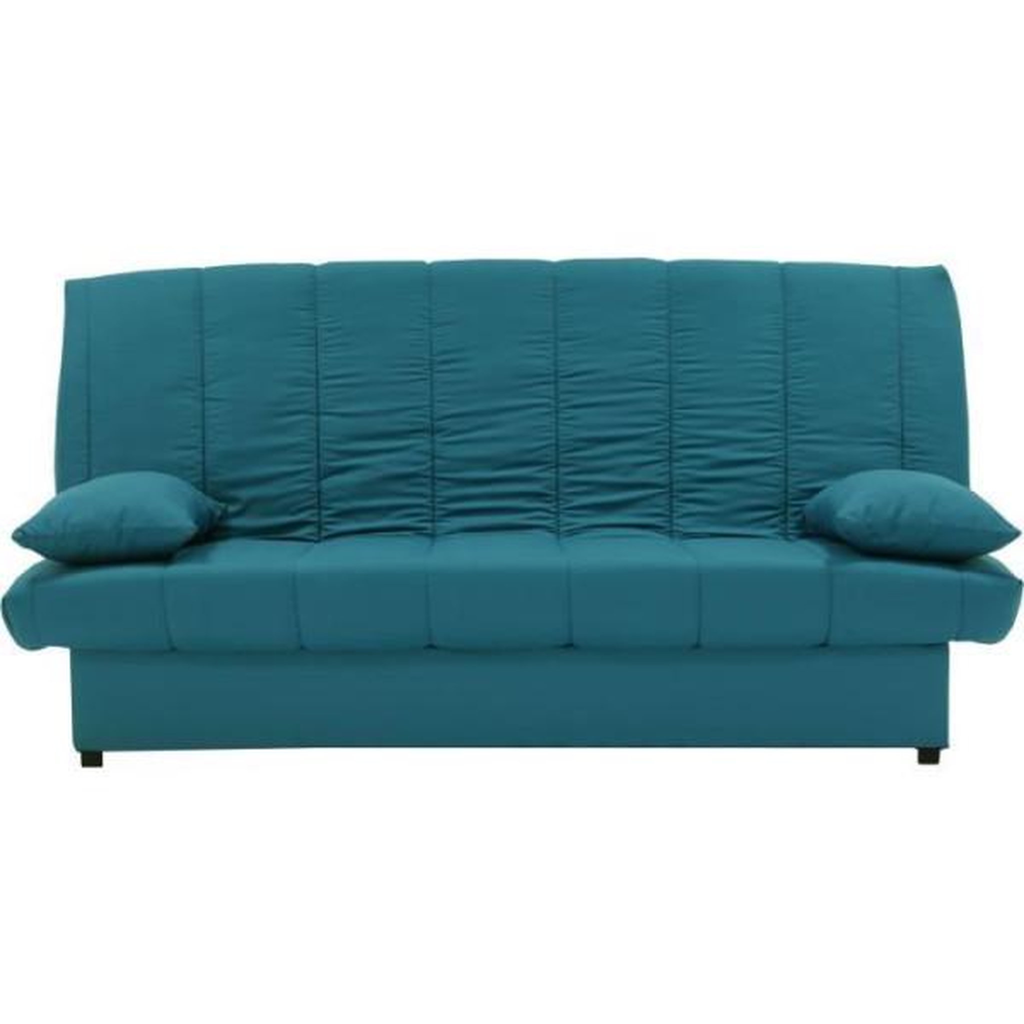 MARKET24 Banquette clic clac 3 places - Bleu canard - L 190 x P92 cm - MILA